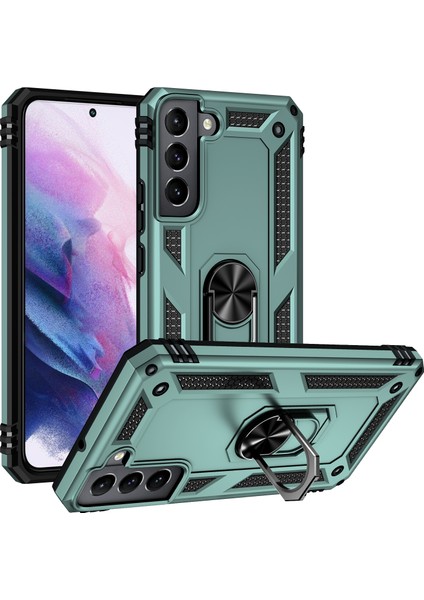 Samaung Galaxy S22 5g Için Darbeye Dayanıklı Tpu + Pc Kılıfı (Yurt Dışından)