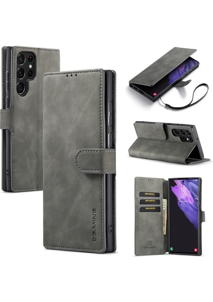Samsung Galaxy S22 Ultra Için Dg.mıng Retro Yağ Tarafı Kılıf (Yurt Dışından)
