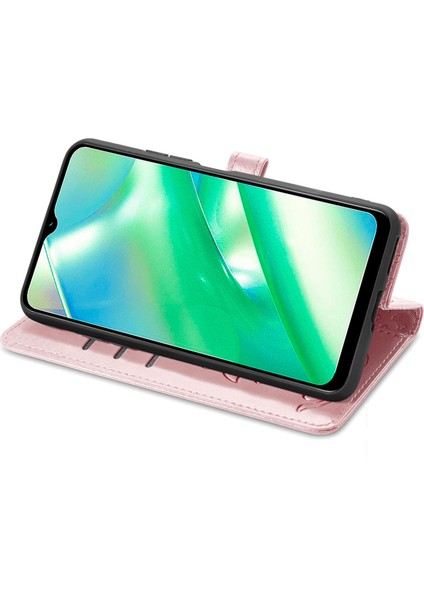 Realme C33 Için Kedi ve Köpek Kabartmalı Deri Kılıf (Yurt Dışından) fırsatları