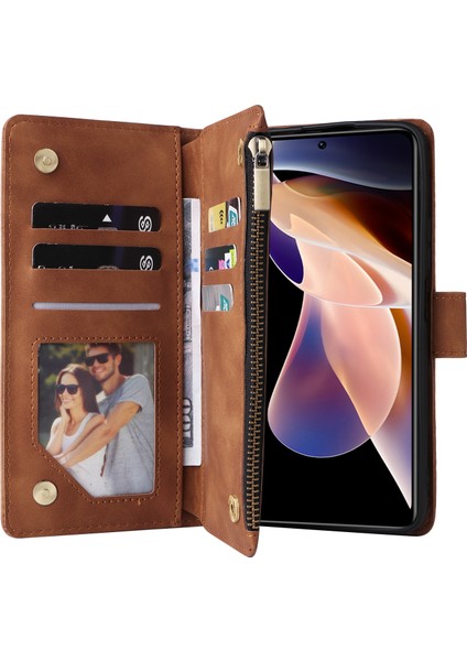 Xiaomi Redmi Note 11 Pro Çin Için Fermuarlı Deri Kılıf (Yurt Dışından) fırsatları