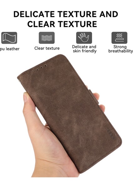 Redmi 14C 4g Için Abe Buzlu Rfıd Pu Telefon Kılıfı (Yurt Dışından) modelleri