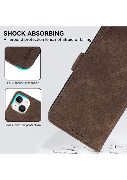 Redmi 14C 4g Için Abe Buzlu Rfıd Pu Telefon Kılıfı (Yurt Dışından) fırsatları