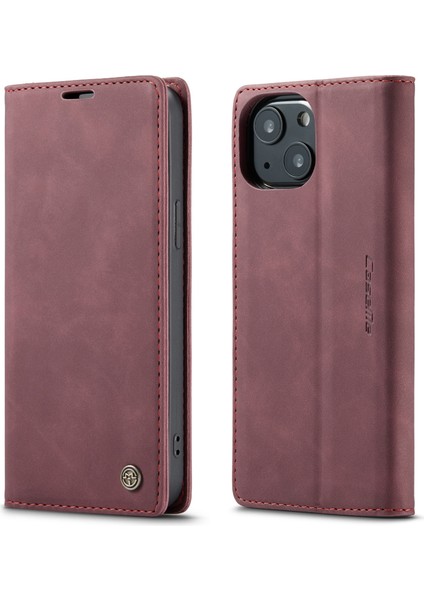 CASEME-013 iPhone 13 Için Deri Kılıf (Yurt Dışından) fiyatları