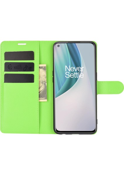 Oneplus Nord N10 Litchi Doku Çevirme Koruyucu Tpu Kılıf Için Oneplus Nord N10 5g (Yurt Dışından) indirimleri