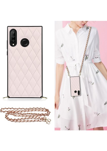 Huawei P30 Mikrofiber Deri + Tpu Kılıf Için (Yurt Dışından)