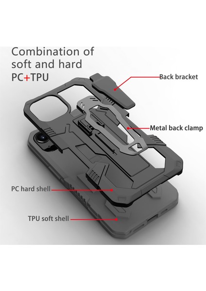iPhone 13 Için Pc + Tpu Koruyucu Kılıf (Yurt Dışından) fiyatları