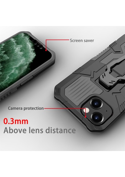 iPhone 13 Için Pc + Tpu Koruyucu Kılıf (Yurt Dışından) modelleri