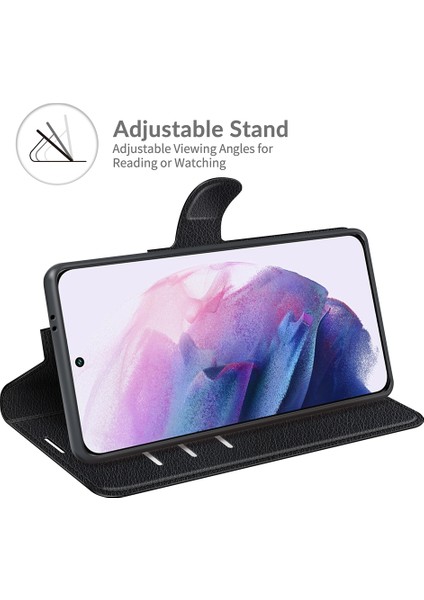 Samsung S22 Litchi Doku Çevirme Koruyucu Tpu Kılıf Galaxy S22 5g Için (Yurt Dışından) fırsatları