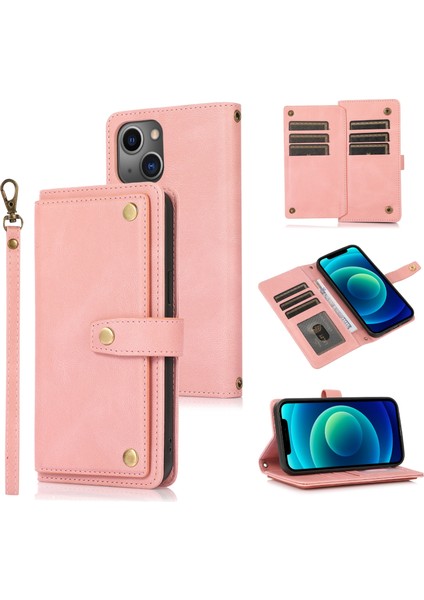 iPhone 13 Için Pu + Tpu Kılıf (Yurt Dışından)