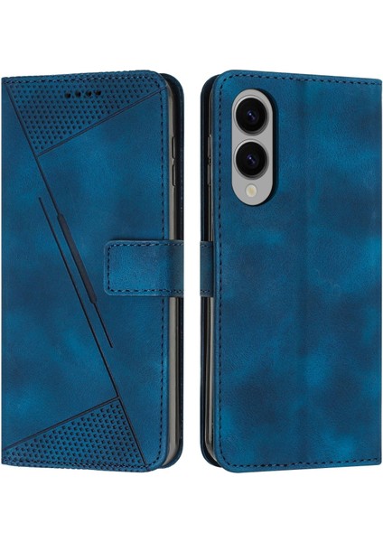 Samsung Galaxy S25 Edge 5g Için Üçgen Pu Telefon Kılıfı (Yurt Dışından)