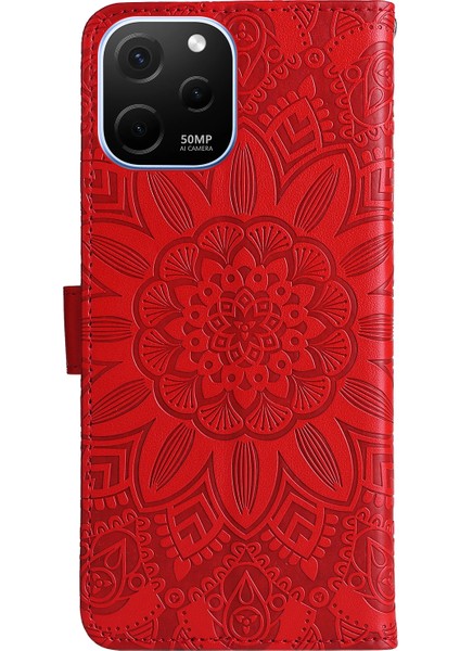 Huawei Nova Y61 Için Ayçiçeği Deri Telefon Kılıfı (Yurt Dışından) modelleri