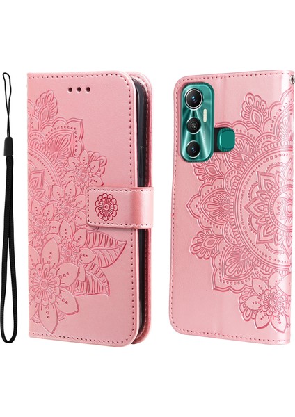 Infinix Hot 11 Için Deri Kılıf (Yurt Dışından)
