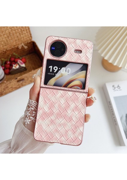 Vivo x Flip Için Renkli Dokuma Desenli Kılıf (Yurt Dışından) fiyatları