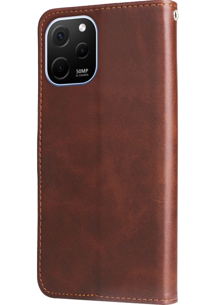 Huawei Nova Y61 Için Fermuarlı Deri Kılıf (Yurt Dışından) modelleri