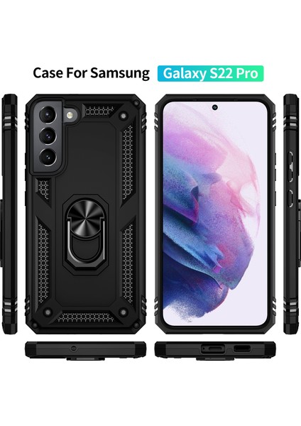 Samaung Galaxy S22+ 5g Için Darbeye Dayanıklı Tpu + Pc Kılıfı (Yurt Dışından) modelleri