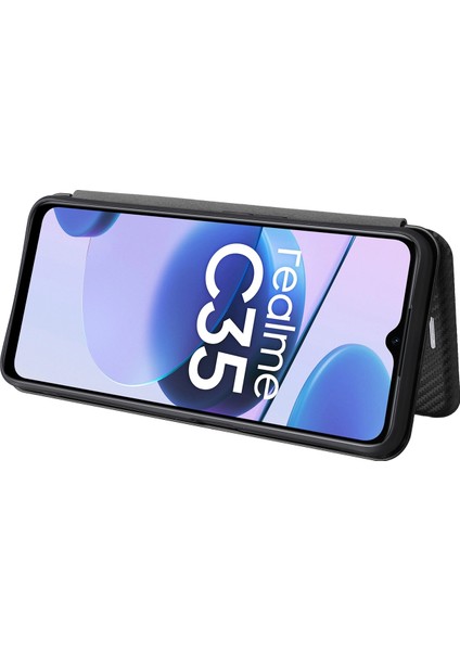 Oppo Realme C35 Için Karbon Fiber Telefon Kılıfı (Yurt Dışından) indirimleri