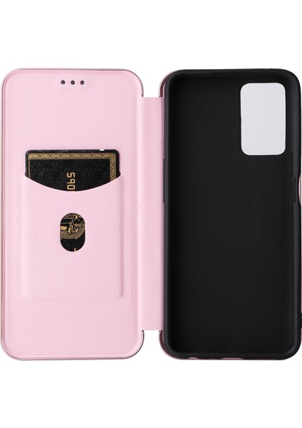 Oppo Realme 9i / A36 Için Karbon Fiber Pu Telefon Kılıfı (Yurt Dışından) fırsatları