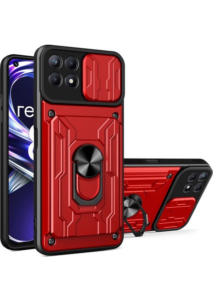 Oppo Realme 8i Için Kamera Kılıfı Tpu+Pc Kılıfı (Yurt Dışından)