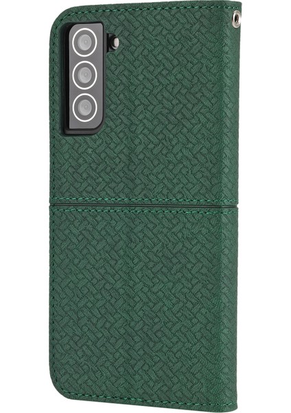 Samaung Galaxy S22+ 5g Için Dokuma Dokulu Telefon Pu Kılıf (Yurt Dışından) modelleri