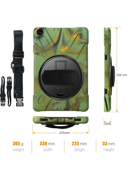 Samsung Galaxy Tab A 10.1 (2019) T515 / T510 Kılıfı Için (Yurt Dışından) fırsatları