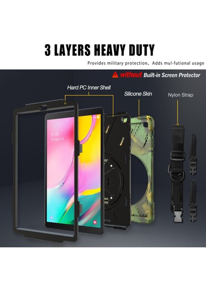 Samsung Galaxy Tab A 10.1 (2019) T515 / T510 Kılıfı Için (Yurt Dışından) indirimleri