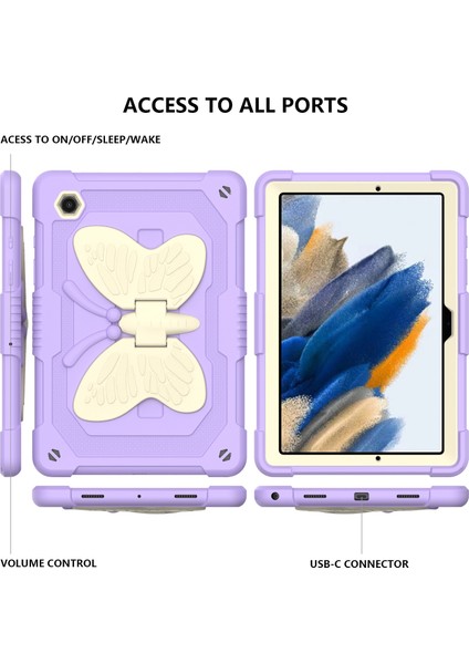 Samsung Galaxy Tab A8 10.5 2021 Için Pc + Silikon Kılıf (Yurt Dışından) modelleri