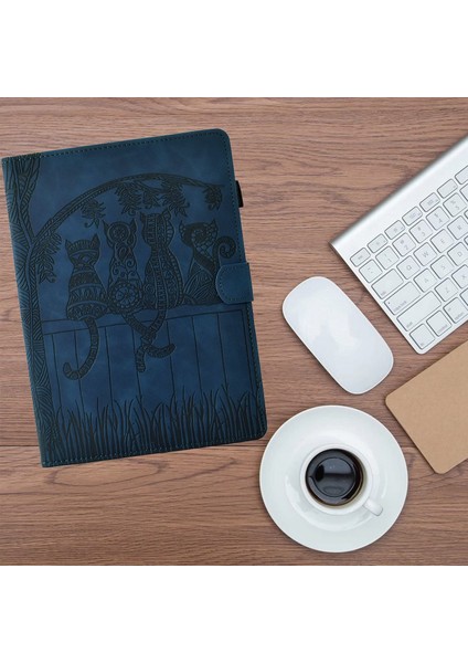 Samsung Galaxy Tab A7 Lite T220 Için Kabartmalı Pu Kılıf (Yurt Dışından) fiyatları