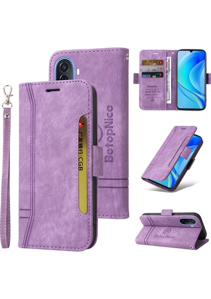 Huawei Nova Y70 / Y70 Plus / Keyfini Çıkarın 50 Için Tokalı Pu Kılıf (Yurt Dışından)