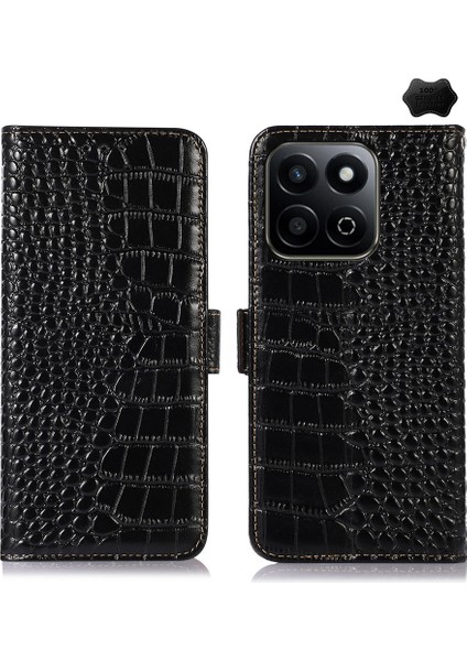 Honor Play 60 Plus / 200 Smart Için Timsah Dokulu Pu Kılıf (Yurt Dışından)