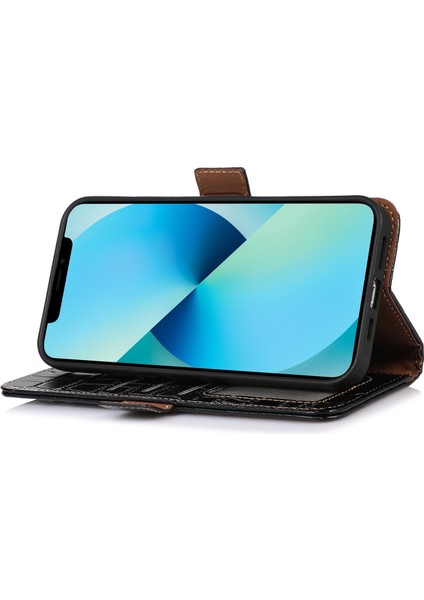 Honor Play 60 Plus / 200 Smart Için Timsah Dokulu Pu Kılıf (Yurt Dışından) indirimleri