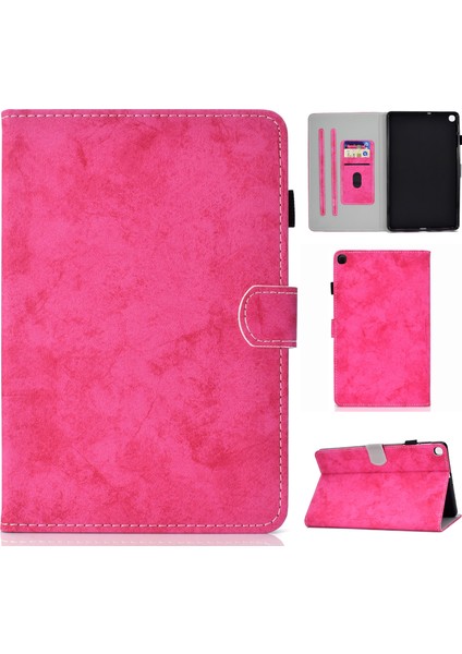 Samsung Galaxy Tab A7 (2020) T500 Için Mermer Kumaş Kılıf (Yurt Dışından)