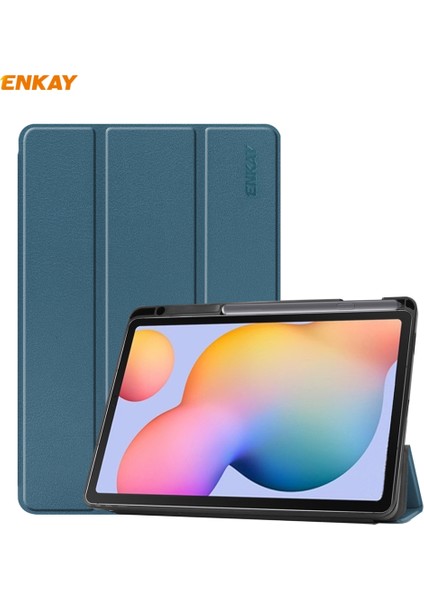 Tab S6 P610 / P615 Samsung Galaxy Tab S6 Lite Için Kalem Yuvalı Akıllı Kılıf (Yurt Dışından)