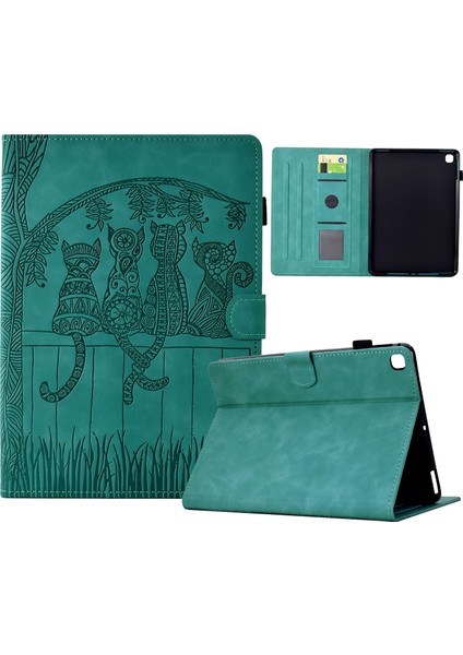 Samsung Galaxy Tab A7 Lite T220 Için Kabartmalı Pu Kılıf (Yurt Dışından)