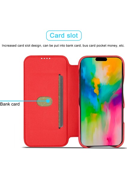 Lc Ancient'ın iPhone 16 Için Deri Telefon Kılıfı (Yurt Dışından) modelleri
