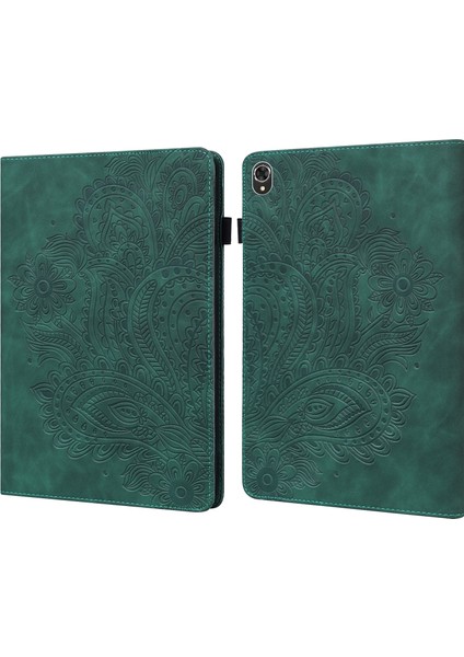 Peacock Tablet Kılıfı Lenovo Tab K10 / M10 Artı Lenovo Tab K10 10,3 Inç TB-X6C6F / TB-X6C6X ve M10 Artı 10,3 Inç TB-X606 / TB-X606F (Yurt Dışından)