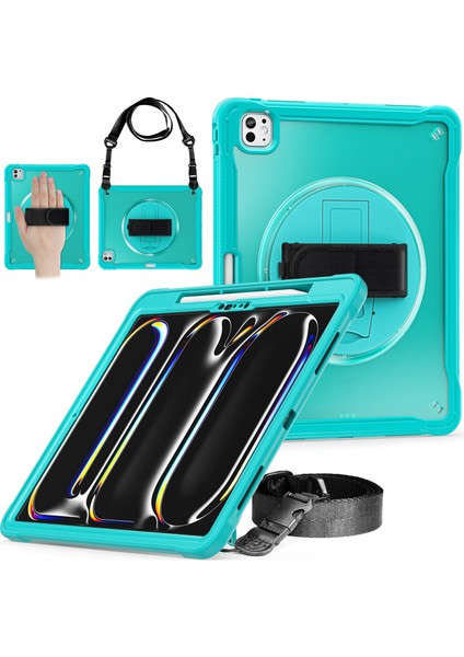 iPad Pro 13 2024 Için Hibrit Tablet Kılıfı (Yurt Dışından)