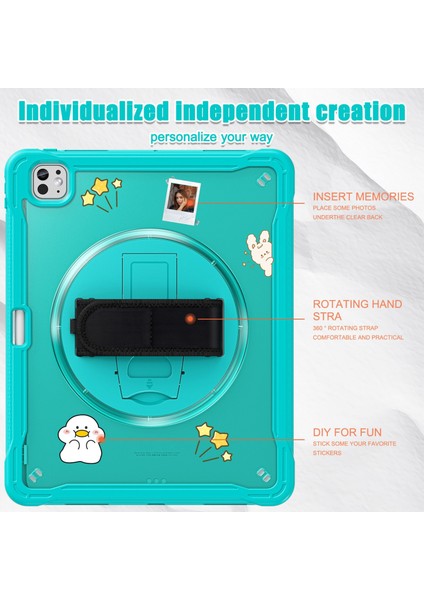 iPad Pro 13 2024 Için Hibrit Tablet Kılıfı (Yurt Dışından) fiyatları