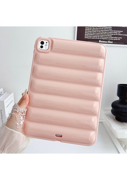 iPad Pro 11 2024 Için Kuş Tüyü Yastıklı Tablet Kılıfı (Yurt Dışından)