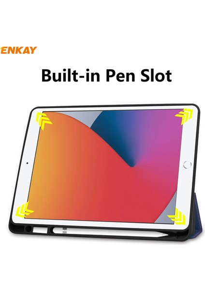 iPad 10.2 Için Kalem Yuvalı Akıllı Kılıf 2021 / 2020 / 2019 (Yurt Dışından) fırsatları