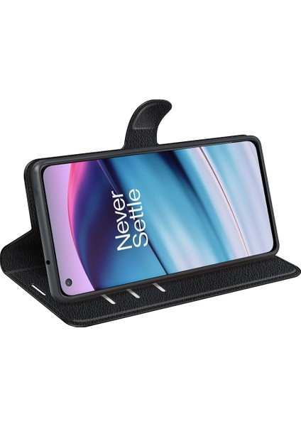 Oneplus Nord Ce Litchi Doku Flip Koruyucu Tpu Kılıf Için Oneplus Nord Ce 5g (Yurt Dışından) fırsatları