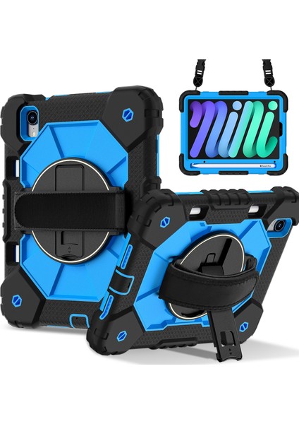 iPad Mini 2024 / Mini 6 Için Silikon Hibrit Pc Kılıfı (Yurt Dışından)