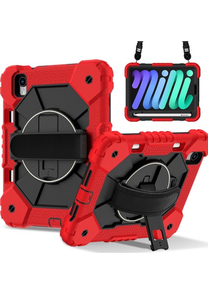 iPad Mini 2024 / Mini 6 Için Silikon Hibrit Pc Kılıfı (Yurt Dışından)