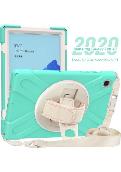 Samsung Galaxy Tab A7 (2020) T500 Için Silikon + Pc Kılıfı (Yurt Dışından) modelleri