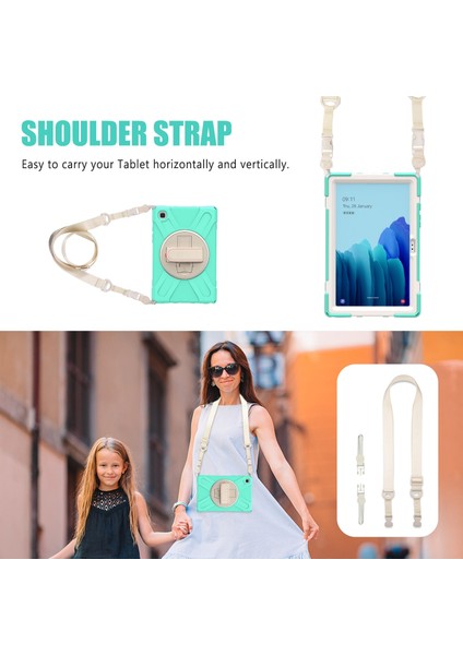 Samsung Galaxy Tab A7 (2020) T500 Için Silikon + Pc Kılıfı (Yurt Dışından) indirimleri