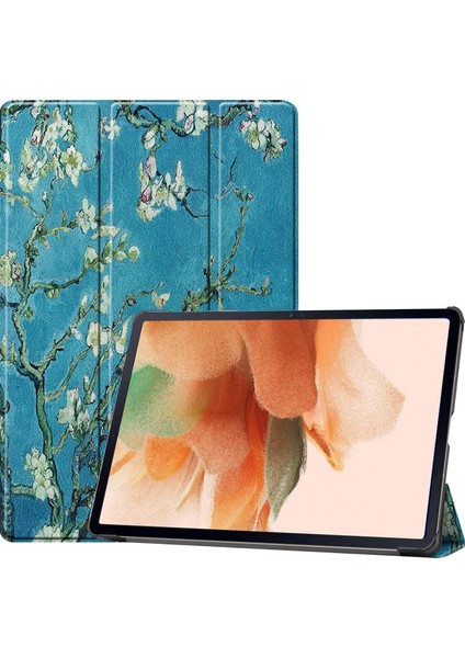 Samsung Galaxy Tab S7 T730 / T735 Için Deri Kılıf Samsung Galaxy Tab S7 Lite T730 / T735 Için (Yurt Dışından)