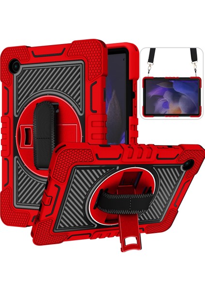 Samsung Galaxy Tab A8 10.5 2021 Için Silikon + Pc Tablet Kılıfı (Yurt Dışından)