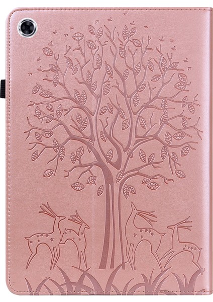 Ağaç ve Geyik Tablet Kılıfı Samsung Galaxy Tab A8 10.5 2021 SM-X200 / SM-X205 (Yurt Dışından) indirimleri