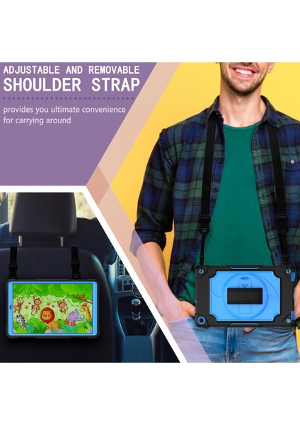 Samsung Galaxy Tab A 10.1 (2019)/T515 Için Silikon+Pc Kılıfı (Yurt Dışından) indirimleri