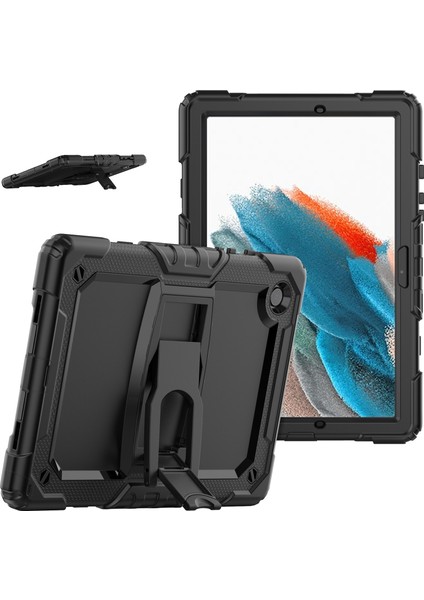 Samsung Galaxy Tab A8 10.5 2021 Için Silikon + Pc Tablet Kılıfı (Yurt Dışından)