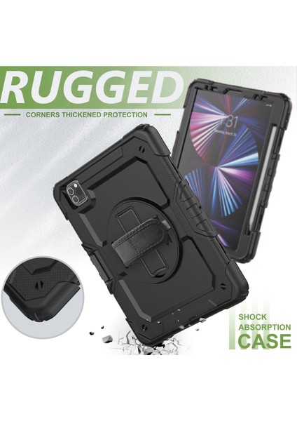 iPad Pro 11 2024 Için Silikon+Pc Tablet Kılıfı (Yurt Dışından) modelleri